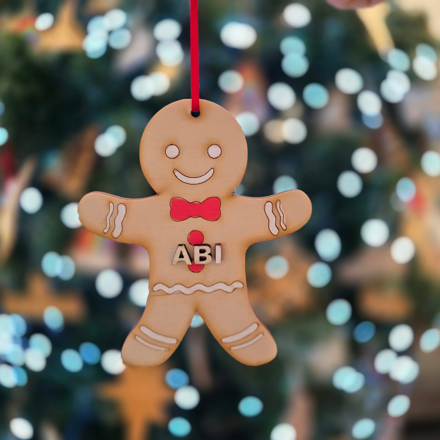 Personalised Gingerbread man Decoration