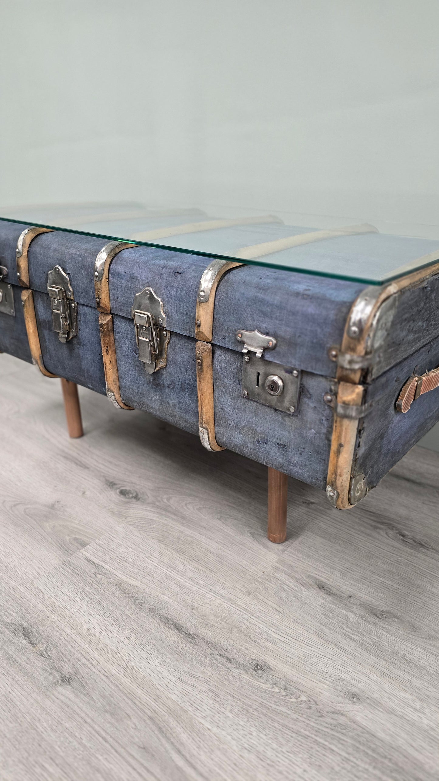 Luggage Chest Coffee Table Upcycled