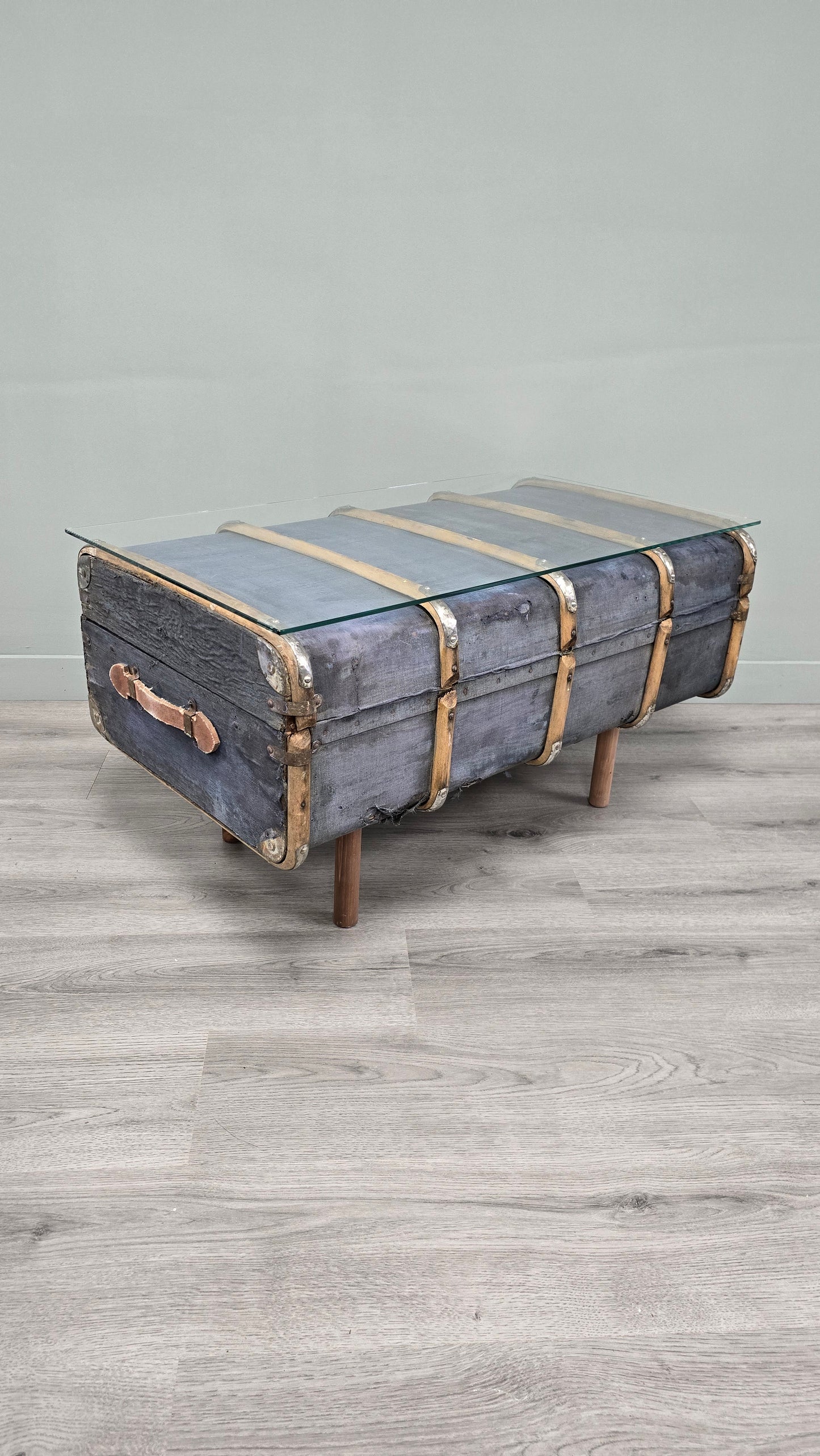 Luggage Chest Coffee Table Upcycled