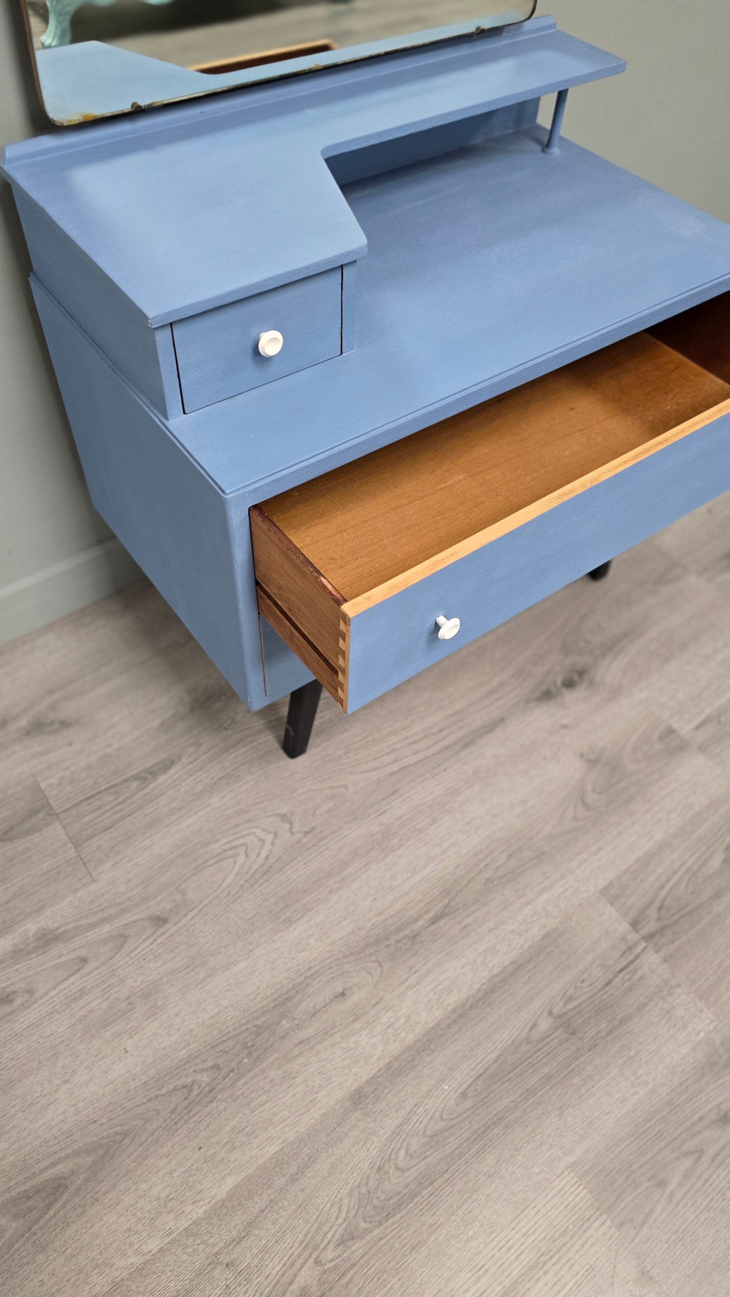 Greek Blue Dresser with 3 drawers