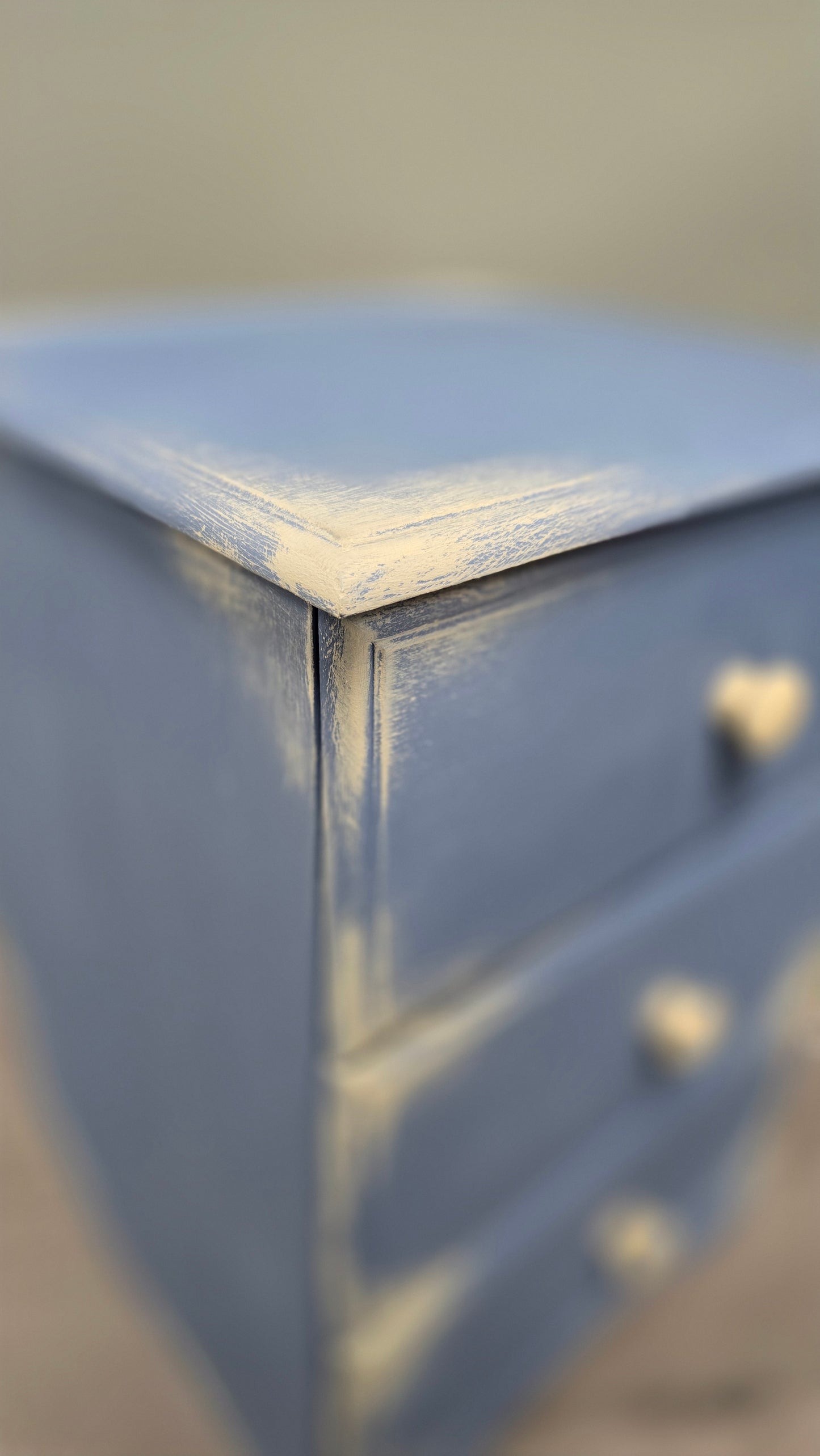 Small Chest of drawers in Greek blue and Annie Sloan Original