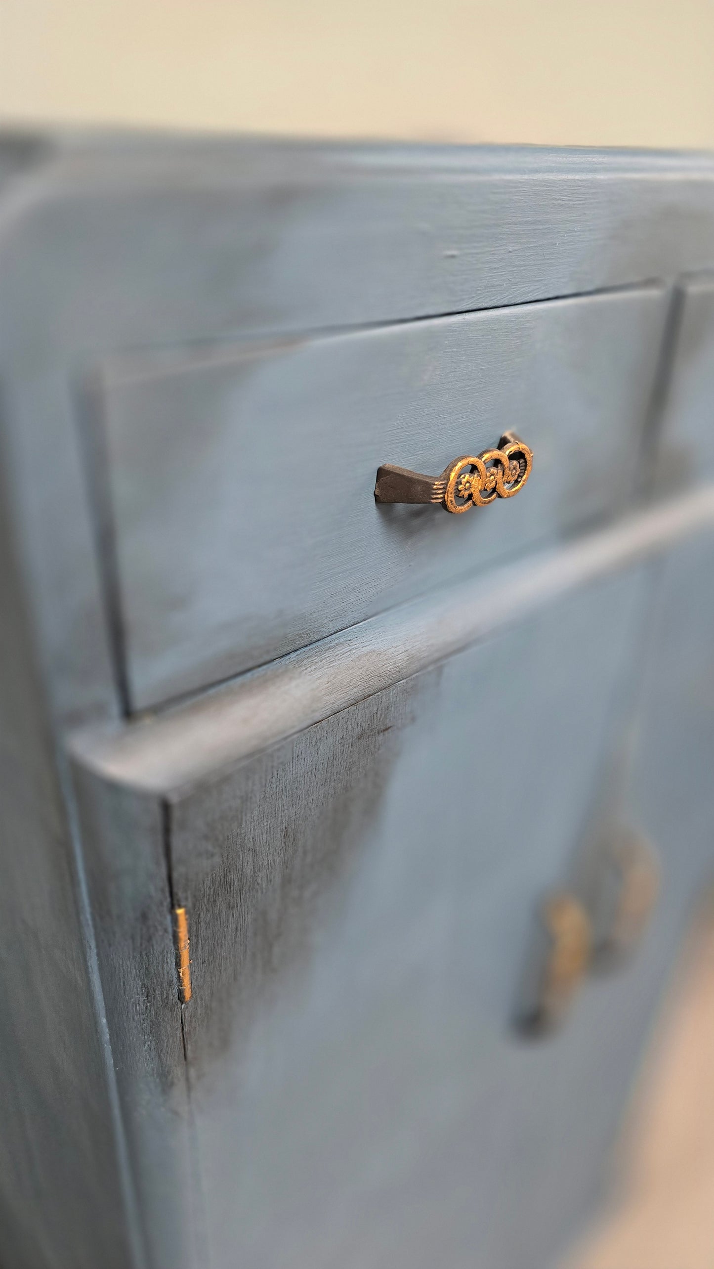 Vintage wardrobe with drawers