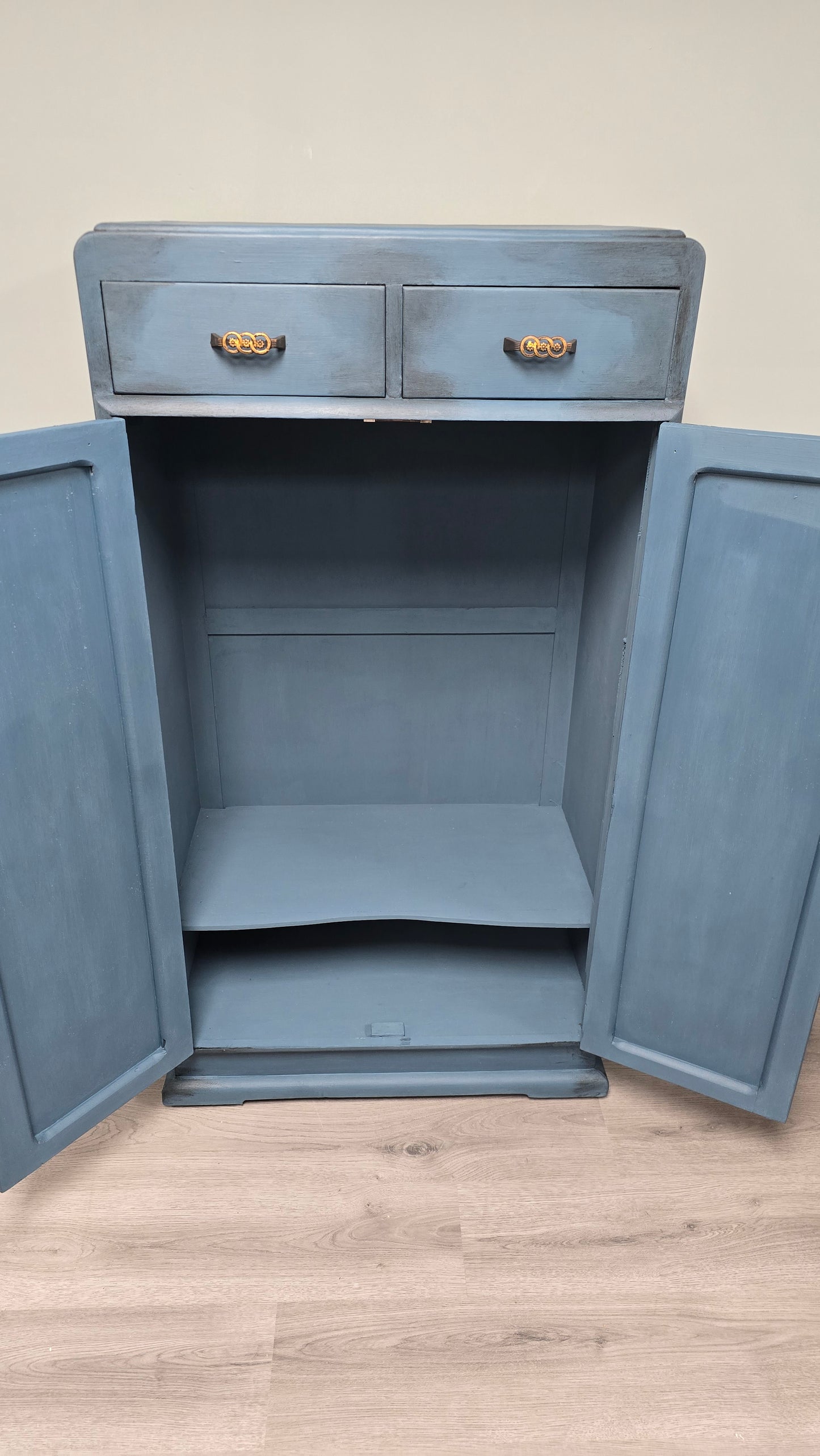 Vintage wardrobe with drawers