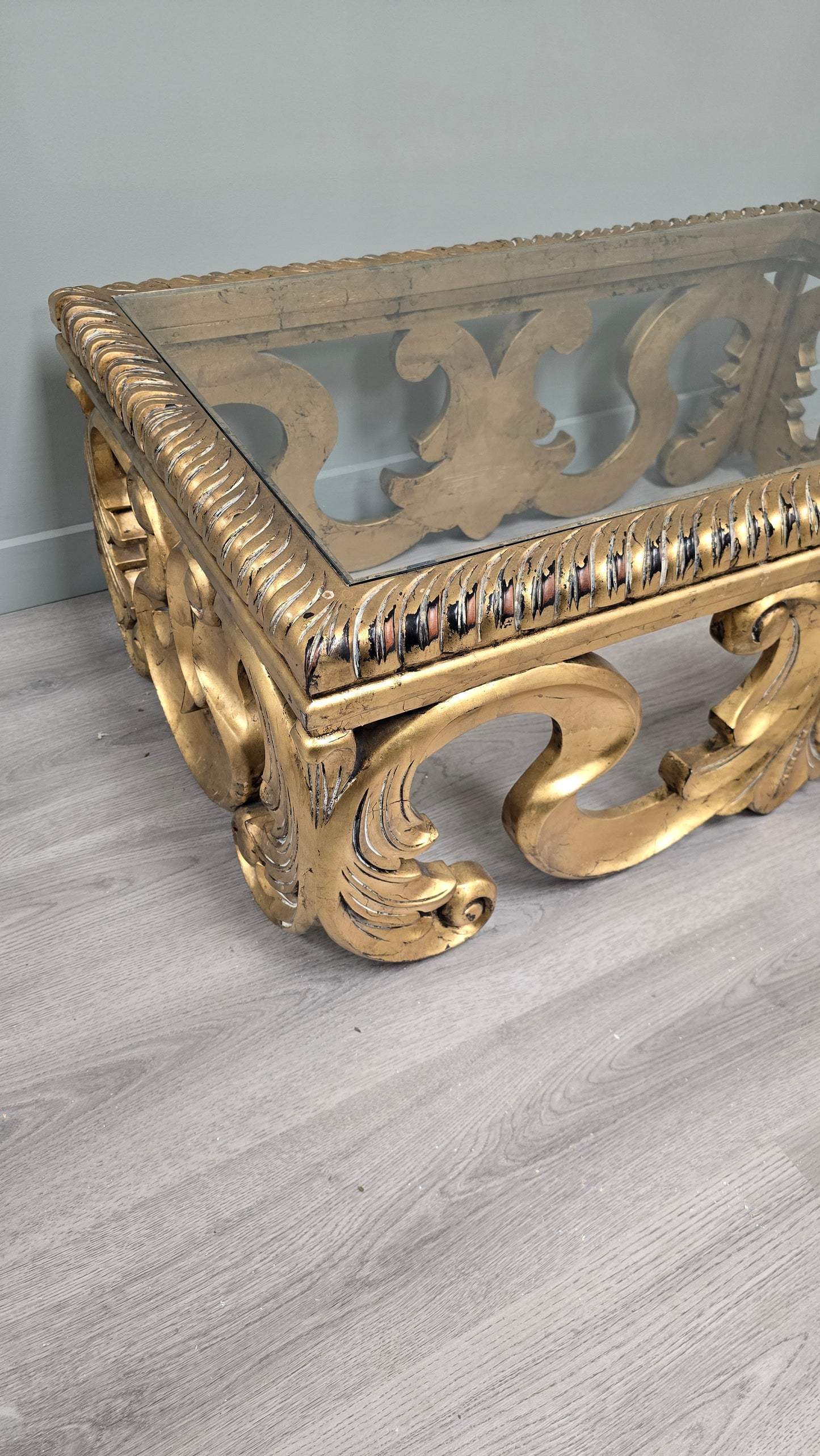 Gold Coffee Table
