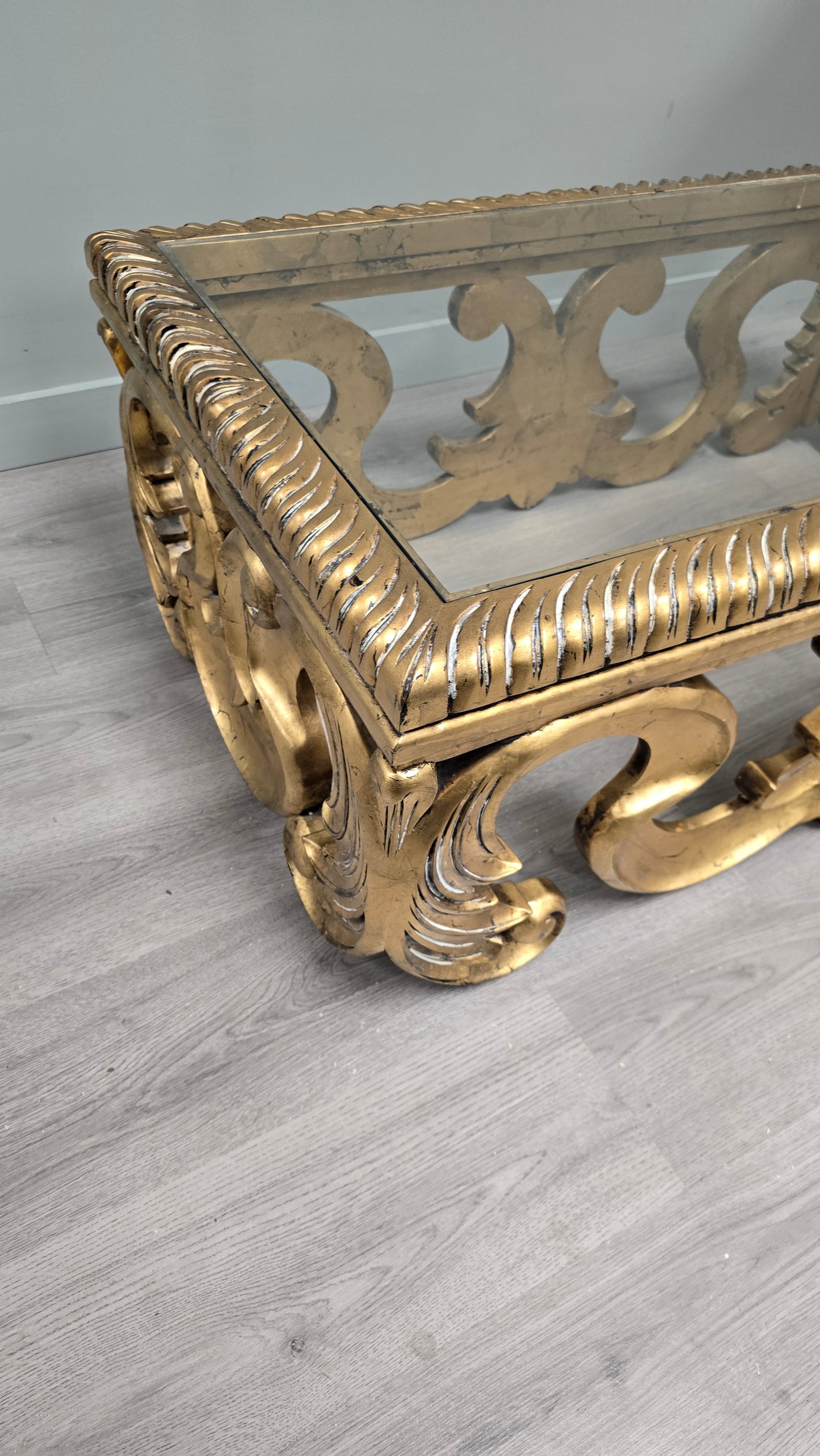 Gold Coffee Table