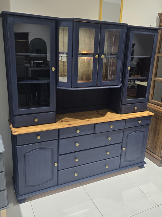 Oxford Navy Display Cabinet