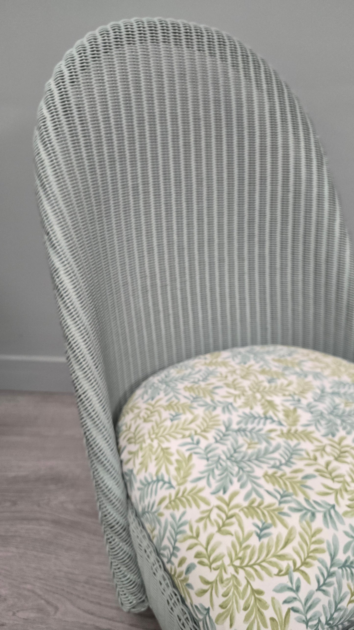 reupholstered chair