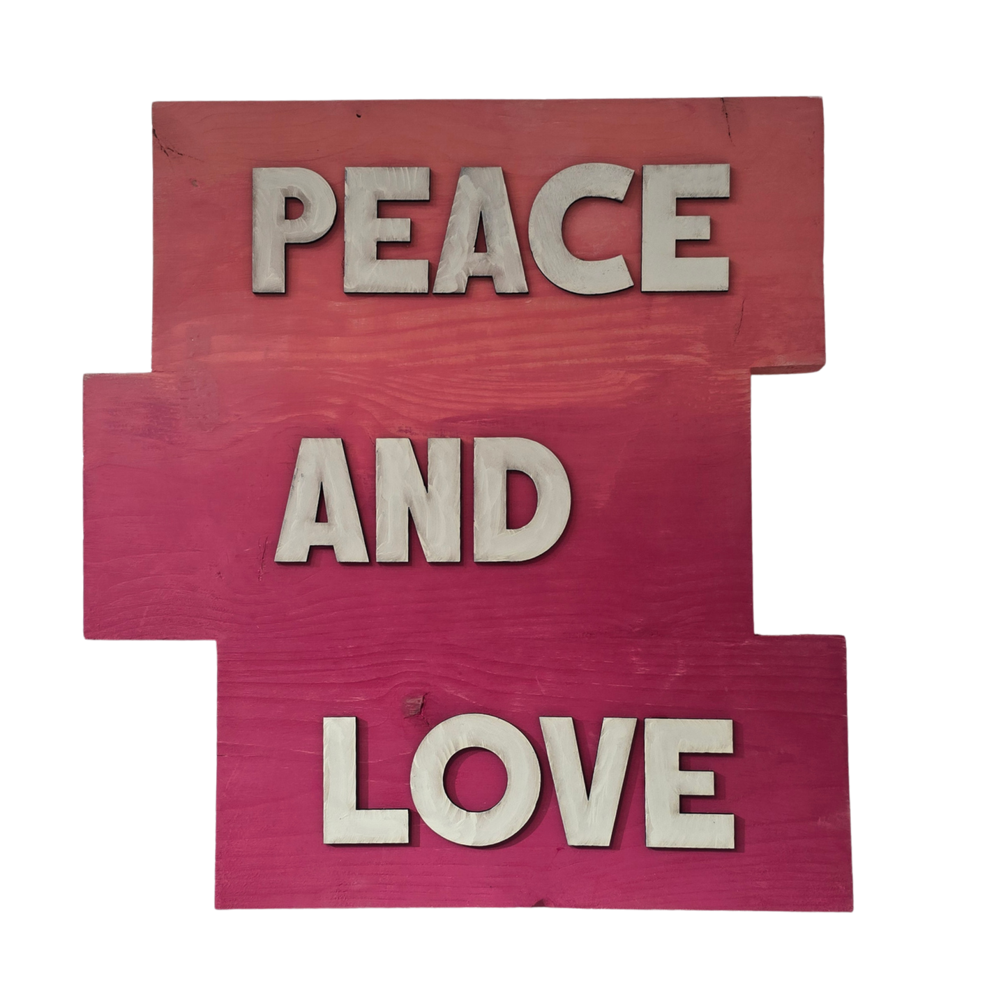 Peace and Love wall decor