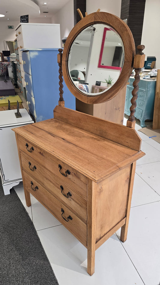 Restored Vintage Drawers with mirror