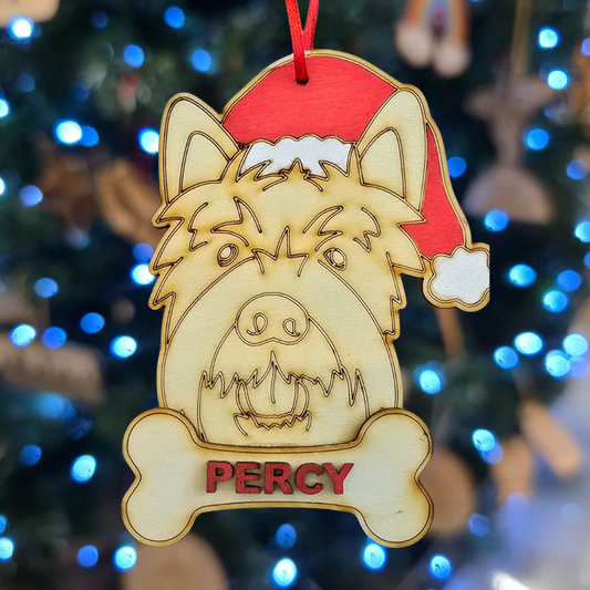 Schnauzer Christmas Decoration