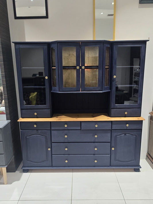 Oxford Navy Display Cabinet