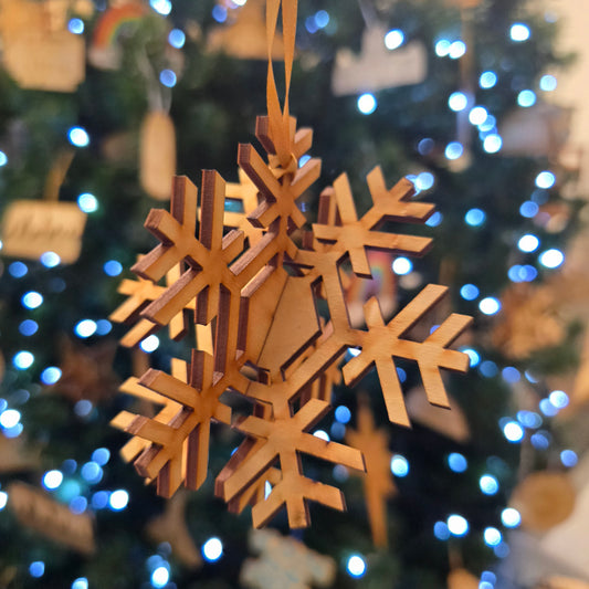3d Snowflake Christmas Decoration