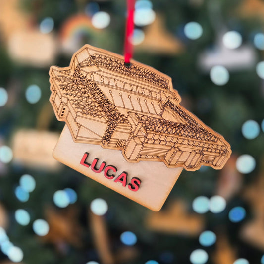 Personalised  Anfield Christmas decoration