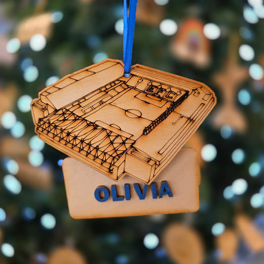 Personalised  Goodison Park Christmas decoration