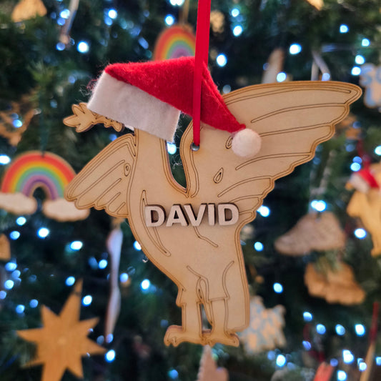 Personalised Liverbird Christmas Decoration