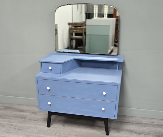 Greek Blue Dresser with 3 drawers