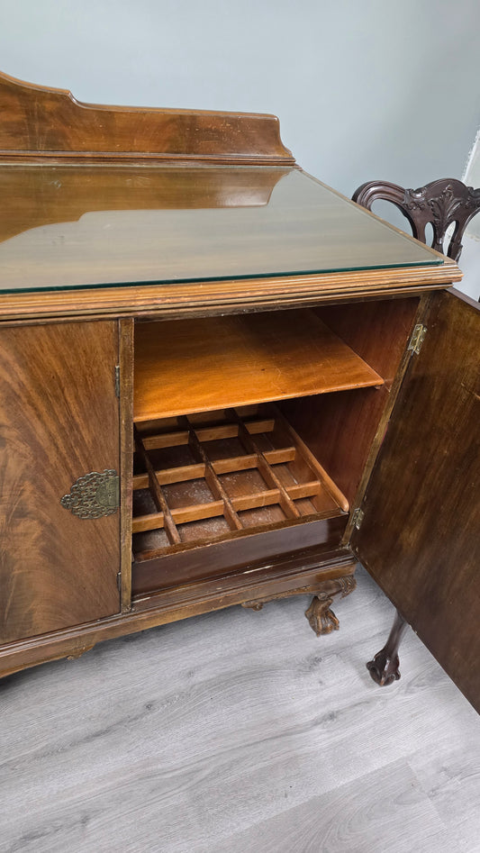 Vintage Clawfoot Sideboard