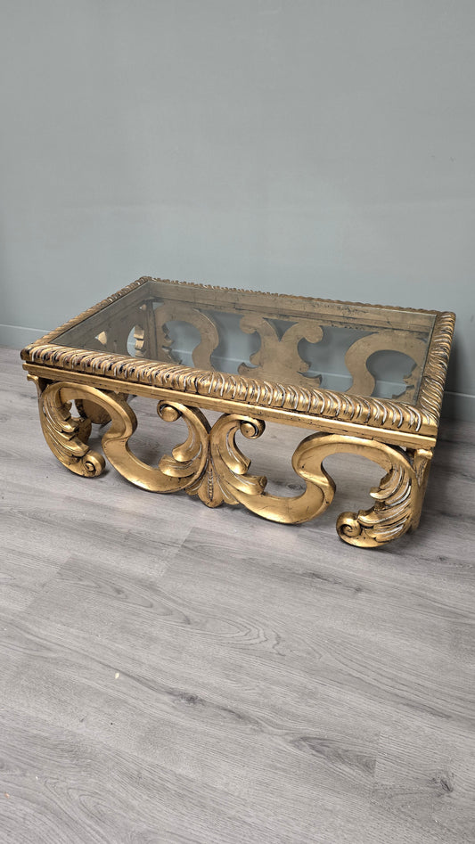 Gold Coffee Table