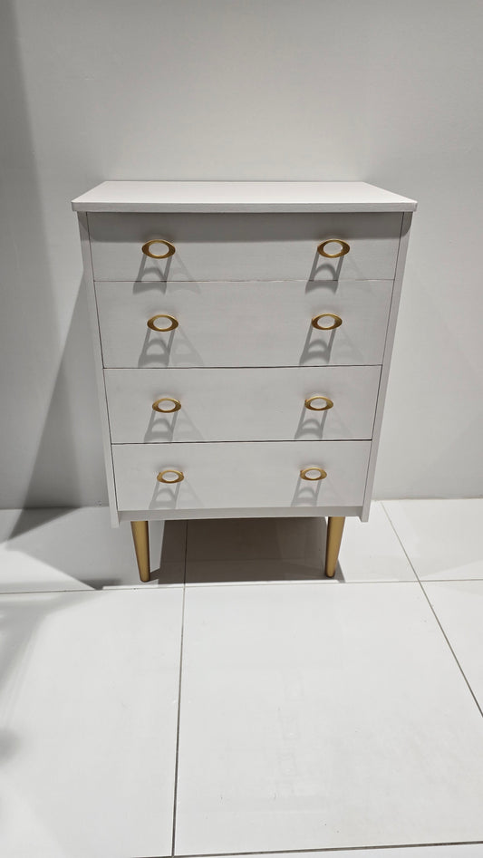 Rococo White Chest of Drawers
