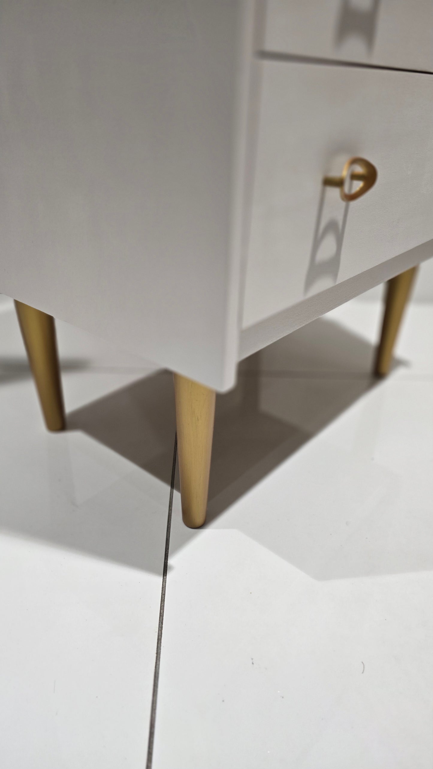 Rococo White Chest of Drawers