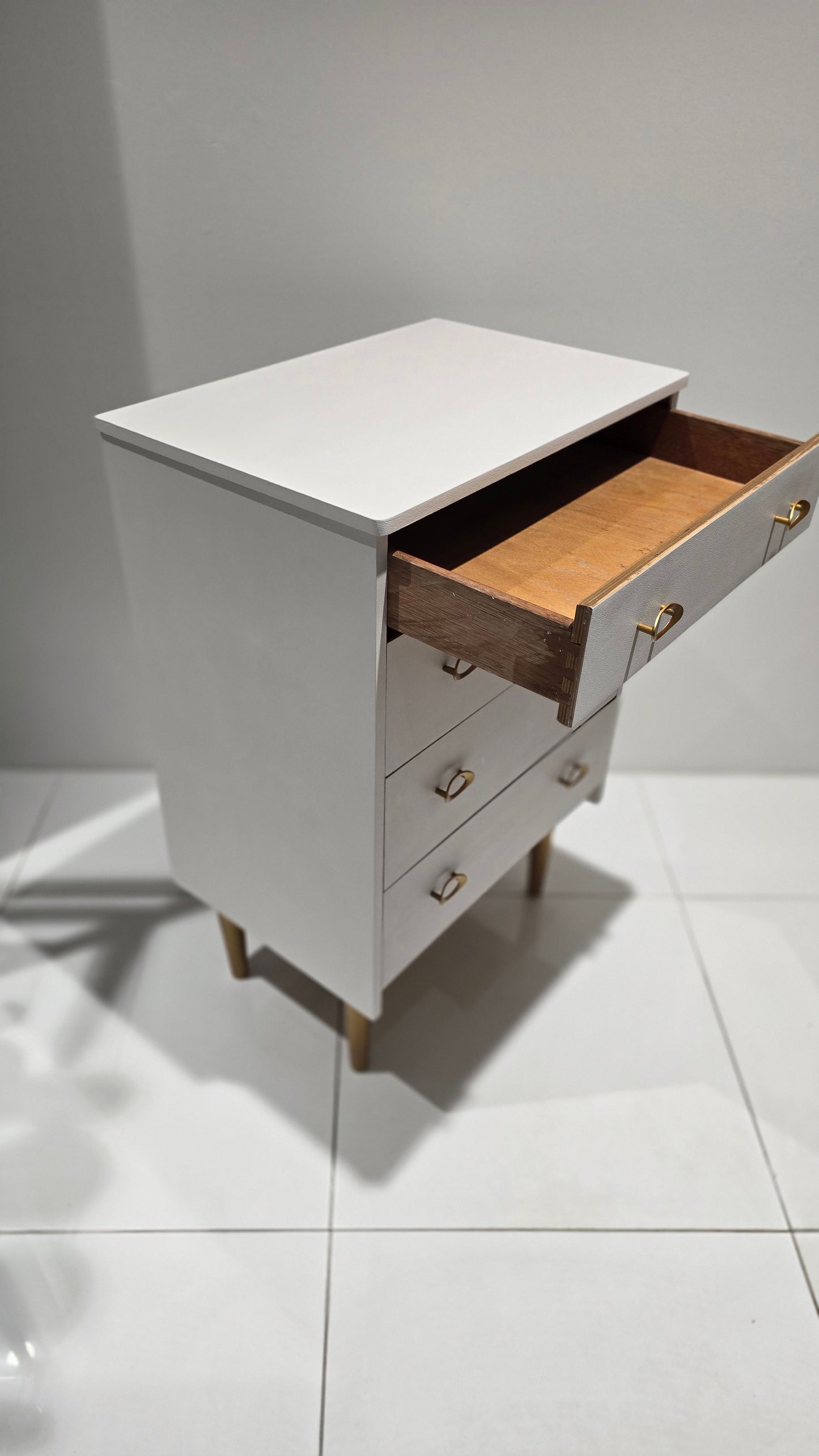 Rococo White Chest of Drawers