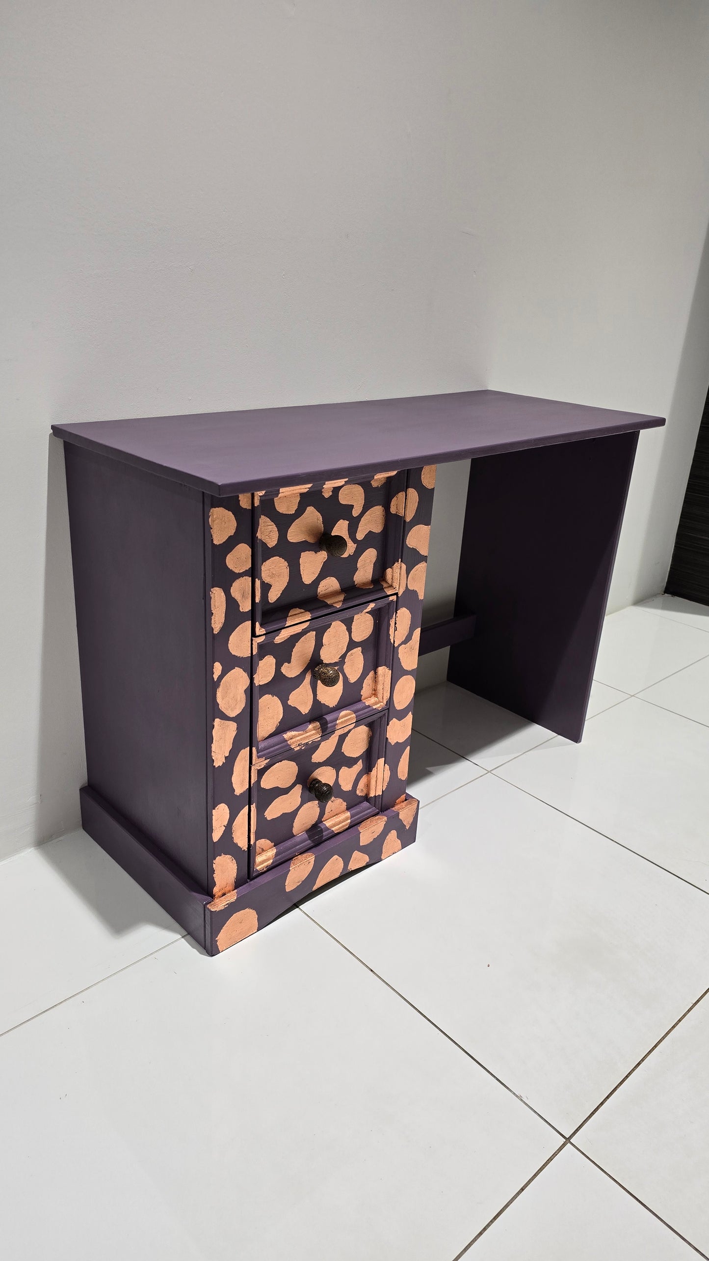 Upcycled Statement Desk – Rodmell & Copper Leaf