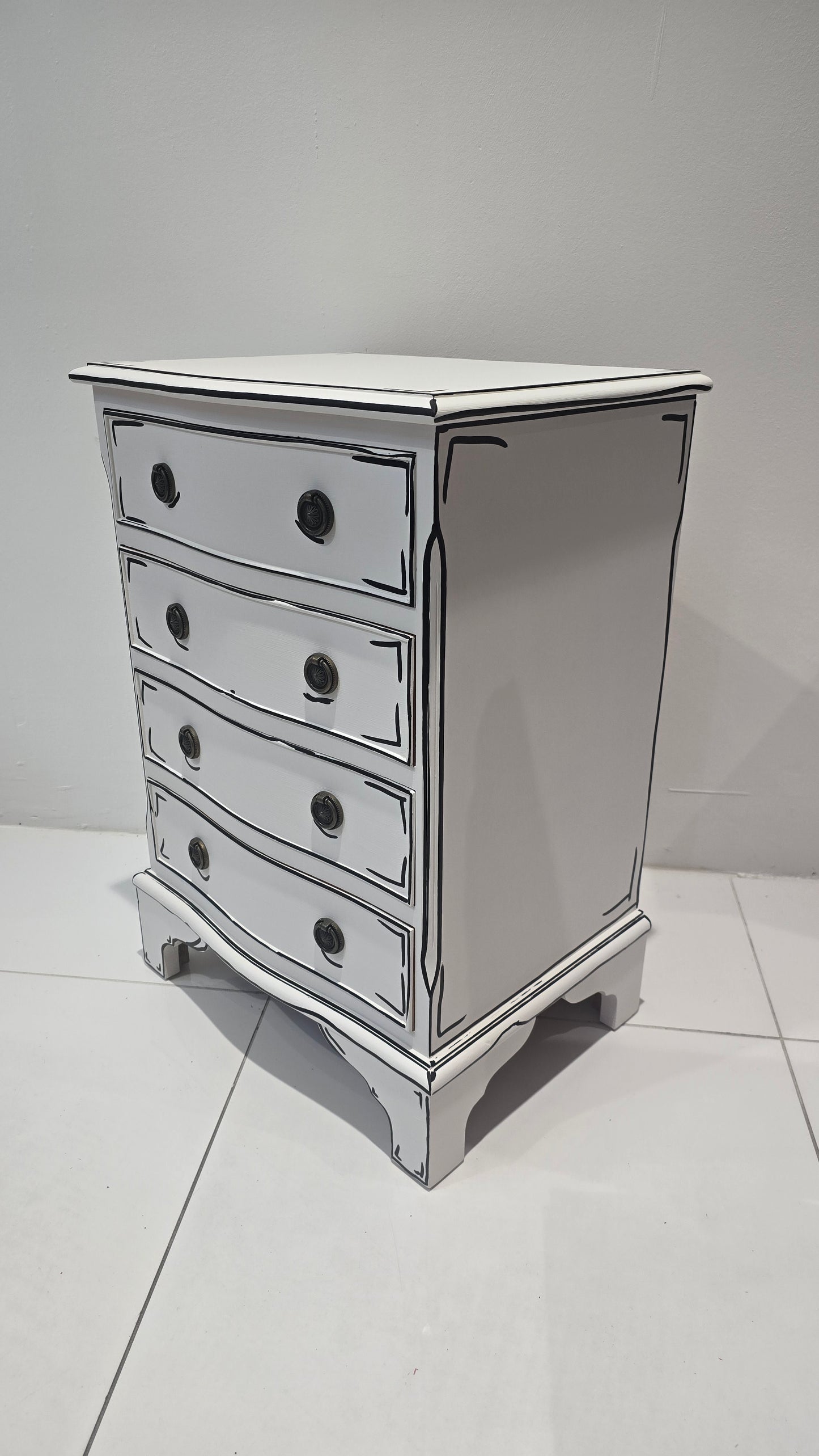 Sketch style Small Chest, bedside table
