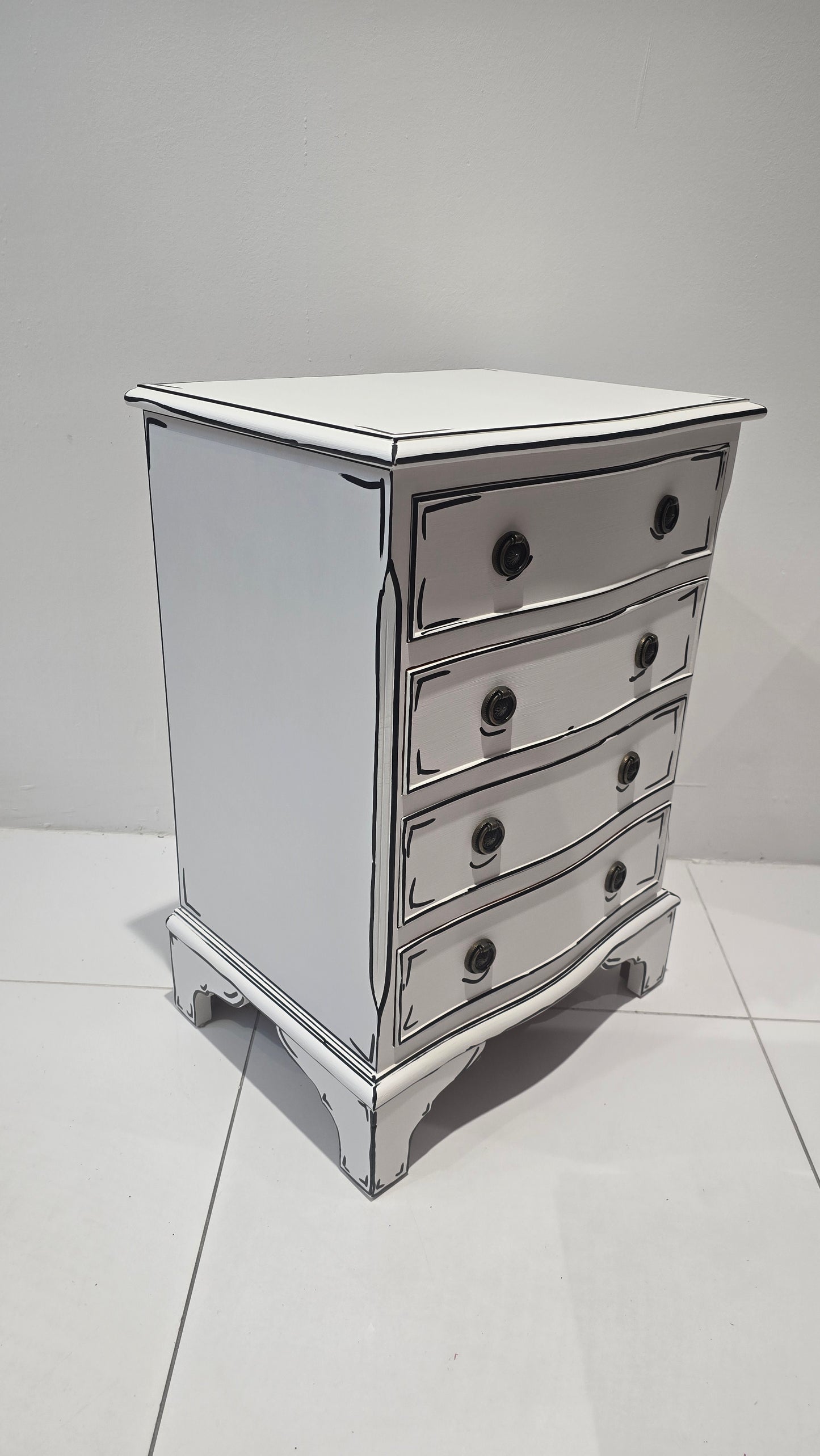 Sketch style Small Chest, bedside table