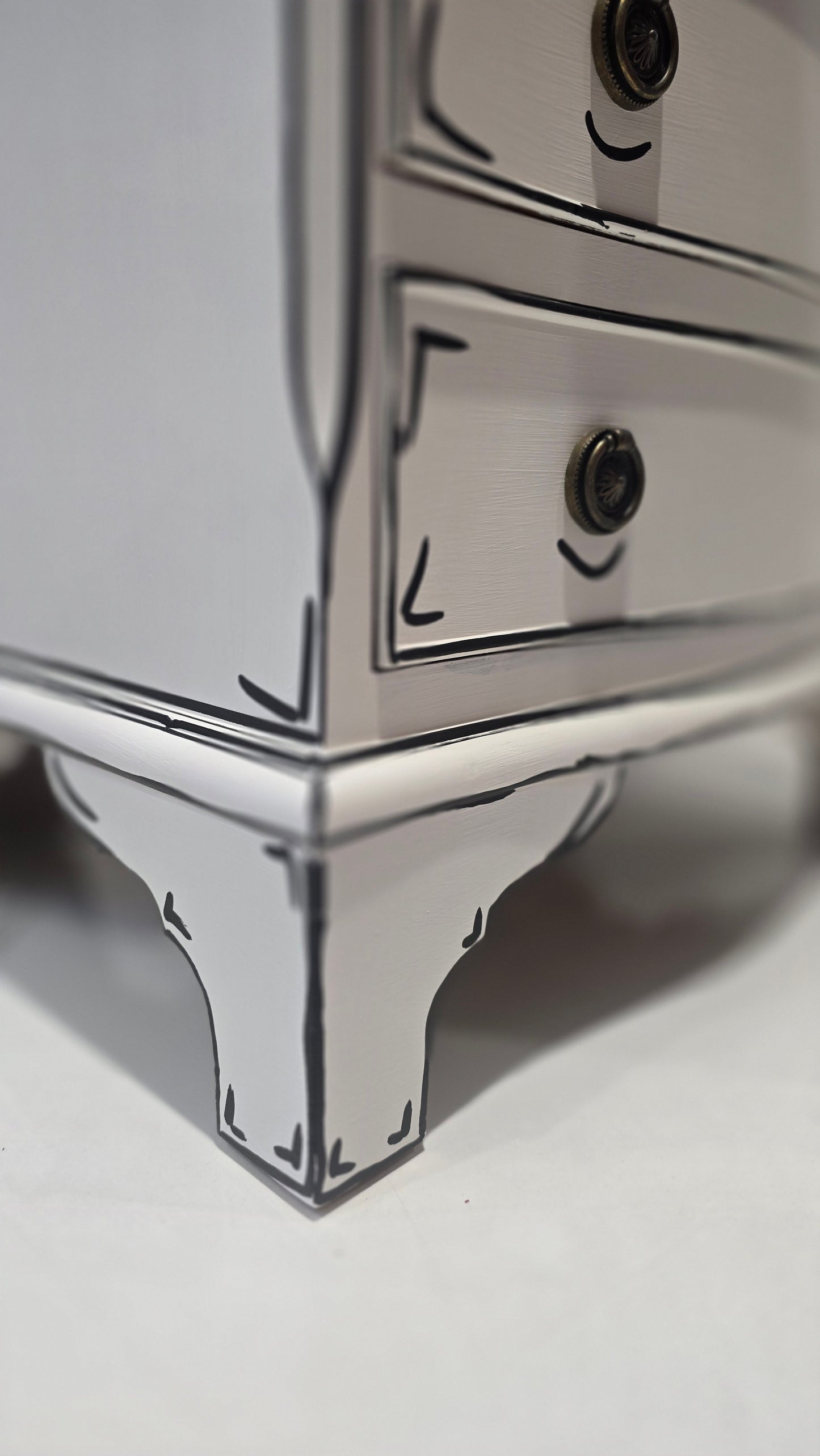 Sketch style Small Chest, bedside table