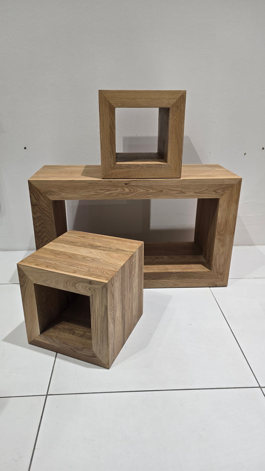 Geometric Cube Stackable Tables