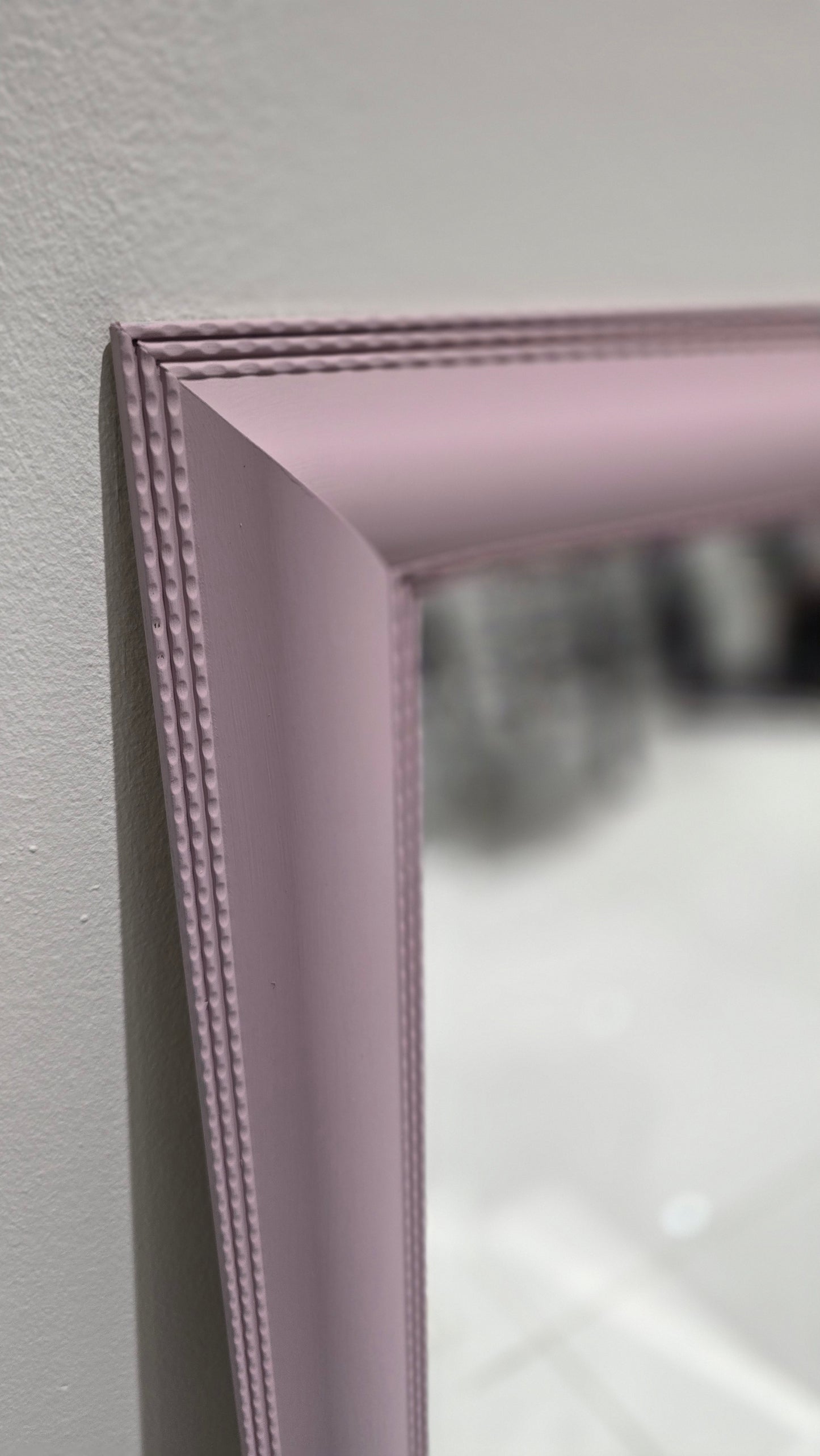 Mirror painted in Wisteria