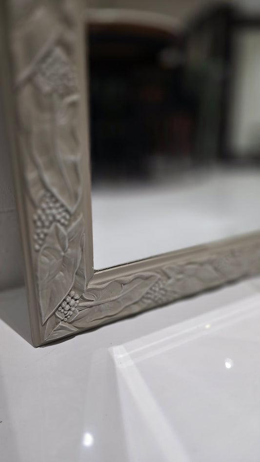 Mirror painted in Tapestry and Cobblestone in Fusion