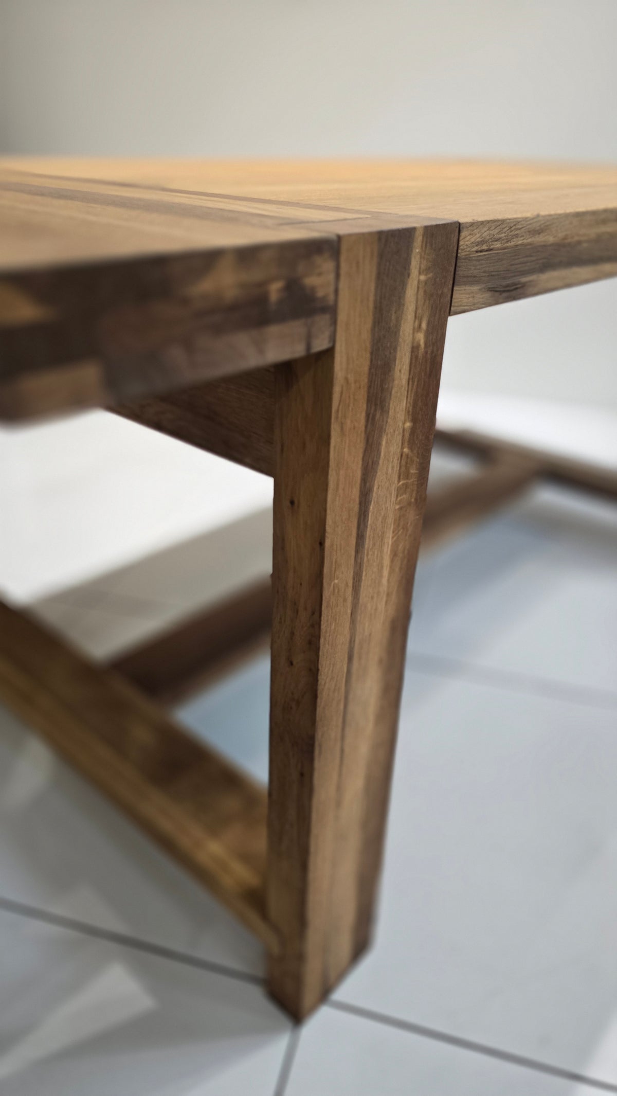 Restored Oak Dining Table