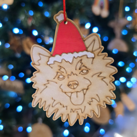 Pomeranian Christmas Decoration