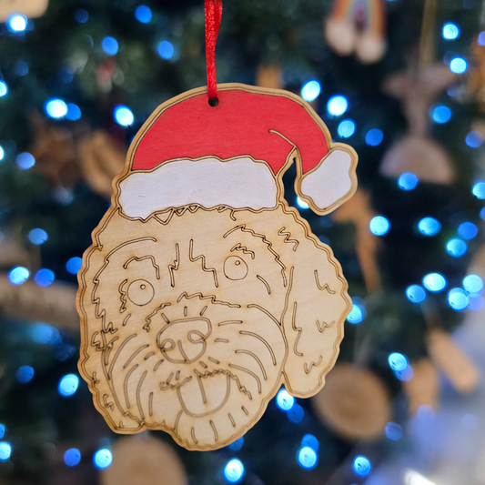 Cockapoo Christmas Decoration