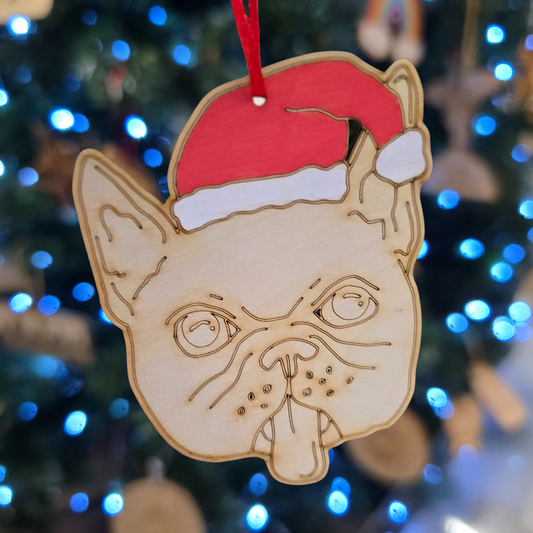 Frenchie Christmas Decoration