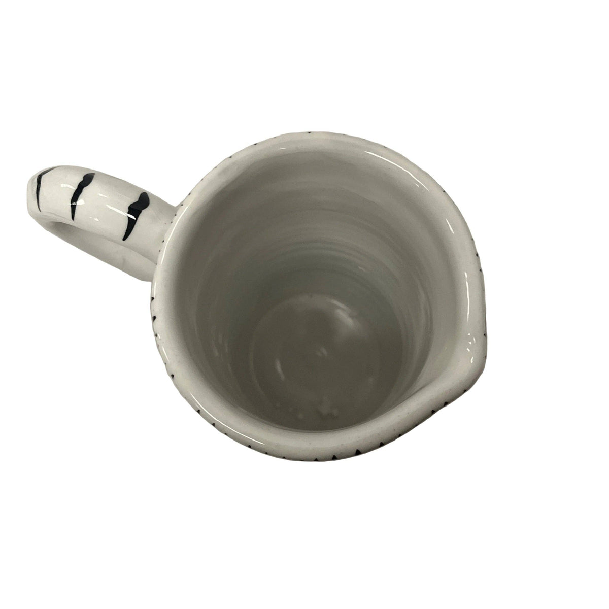 Striped Thin Ceramic Pitcher Jug