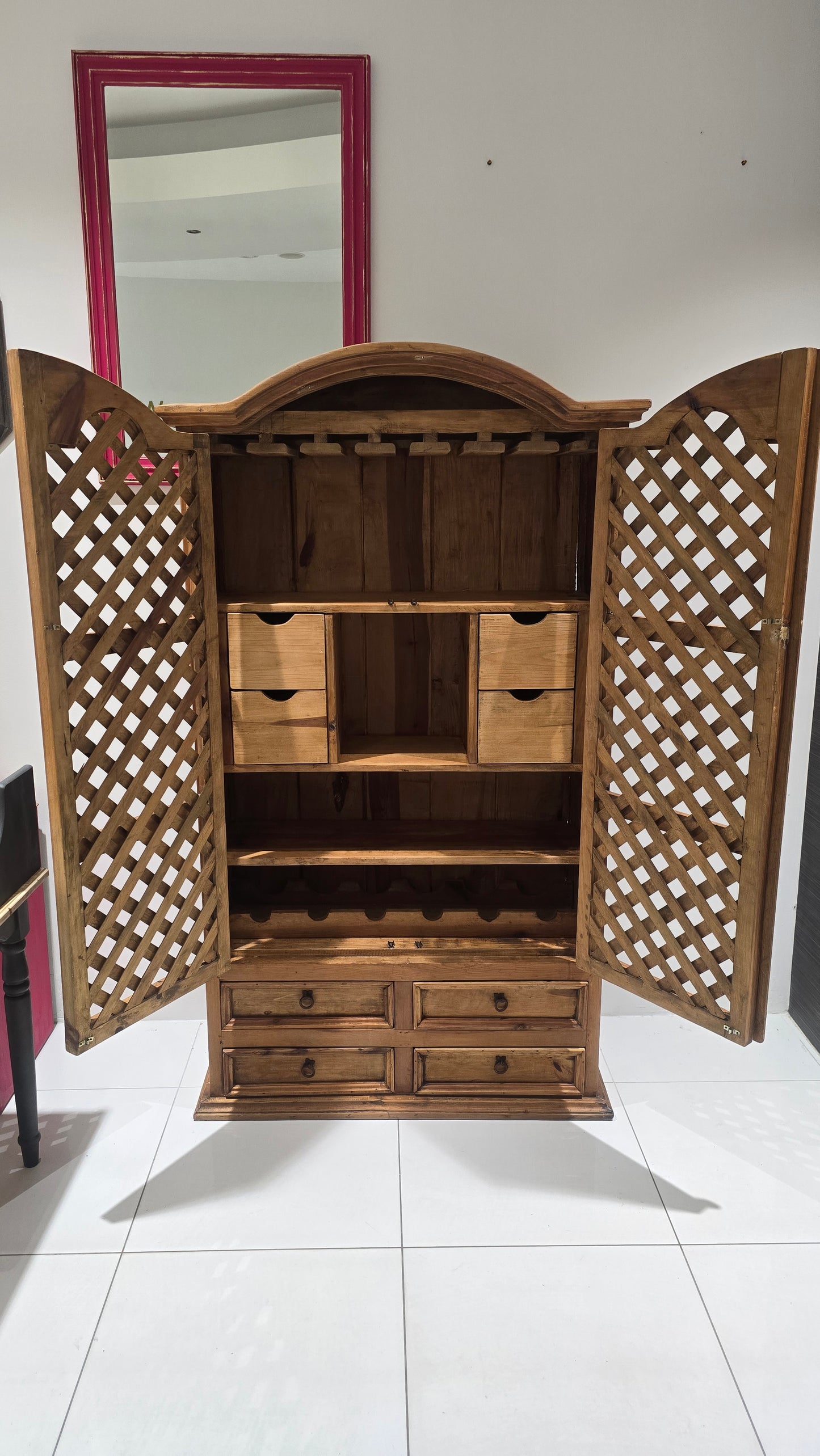 Refurbished Mexicana Style Drinks Cabinet