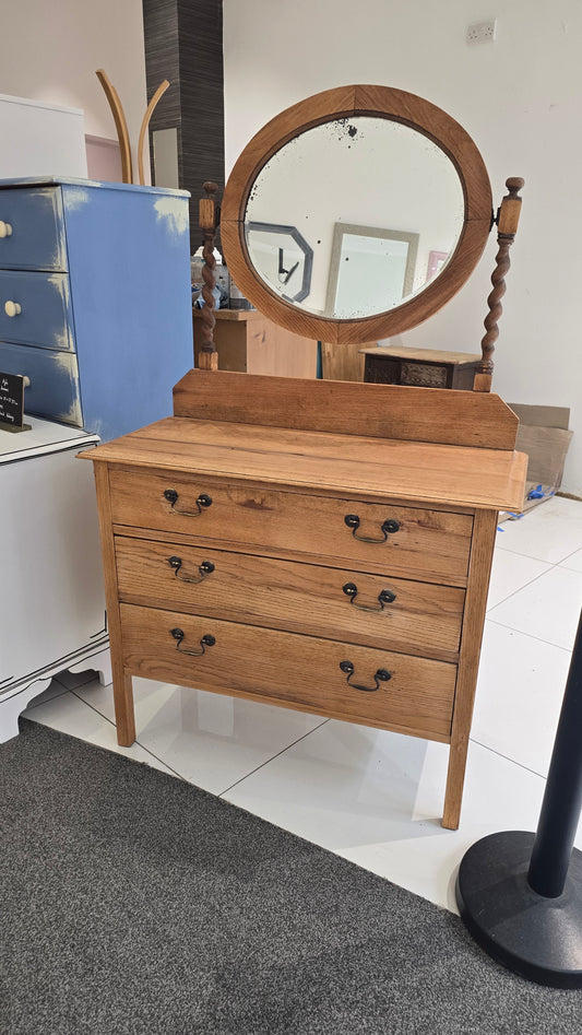 Restored Vintage Drawers with mirror