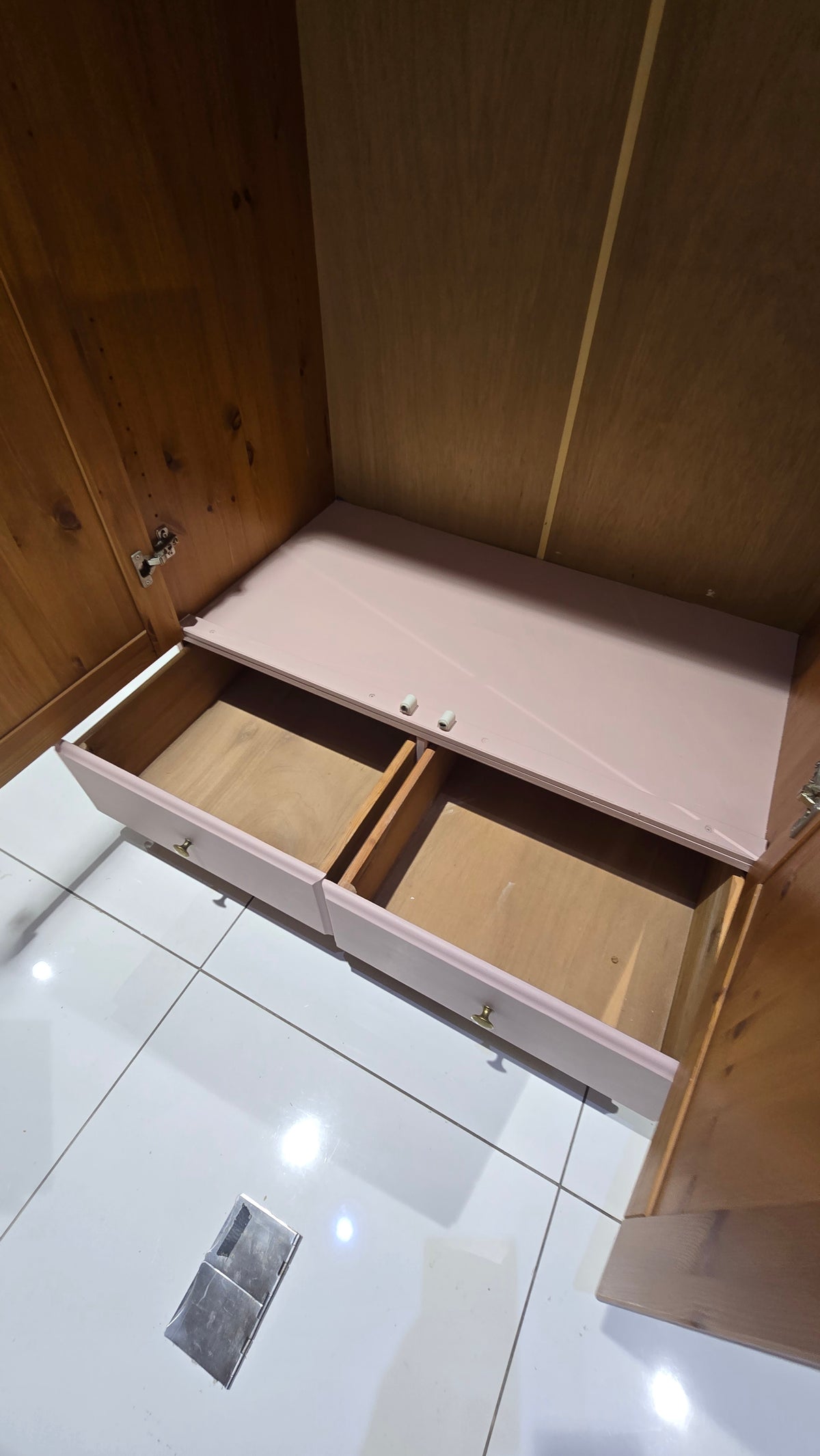 Pine Wardrobe in Peony