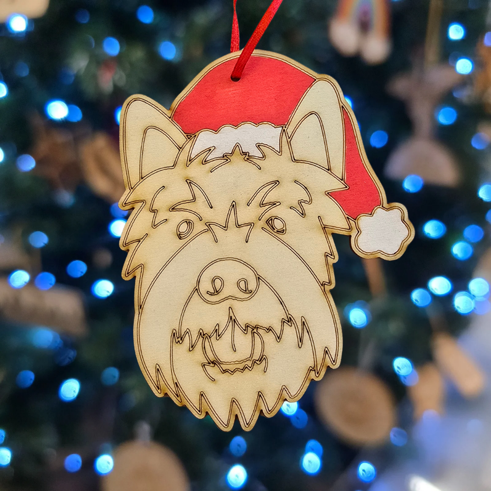 Schnauzer Christmas Decoration