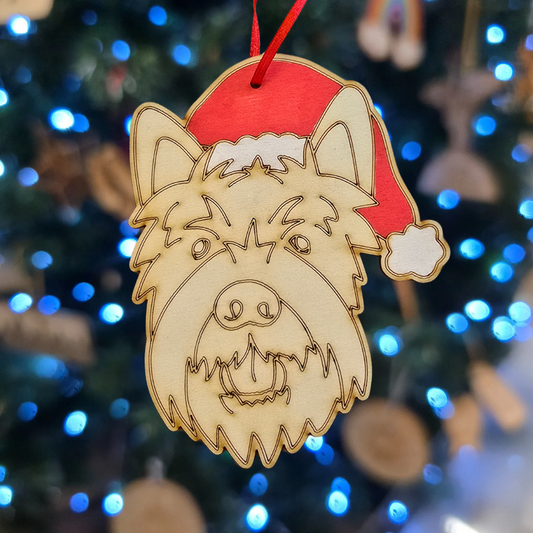 Schnauzer Christmas Decoration