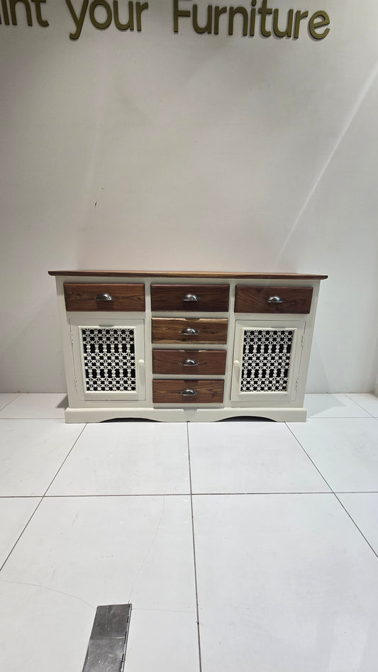 White sideboard
