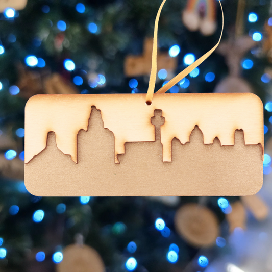 Liverpool skyline Christmas Decoration